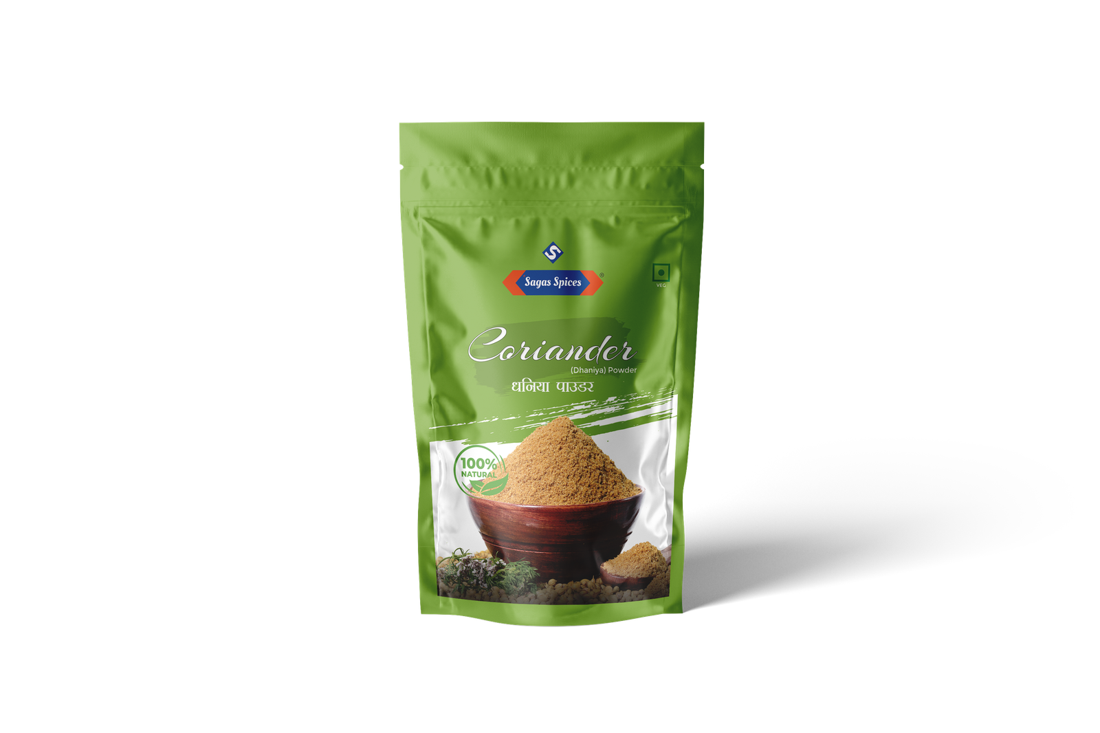 Sagas Spices Coriander (Dhaniya) Powder pouch