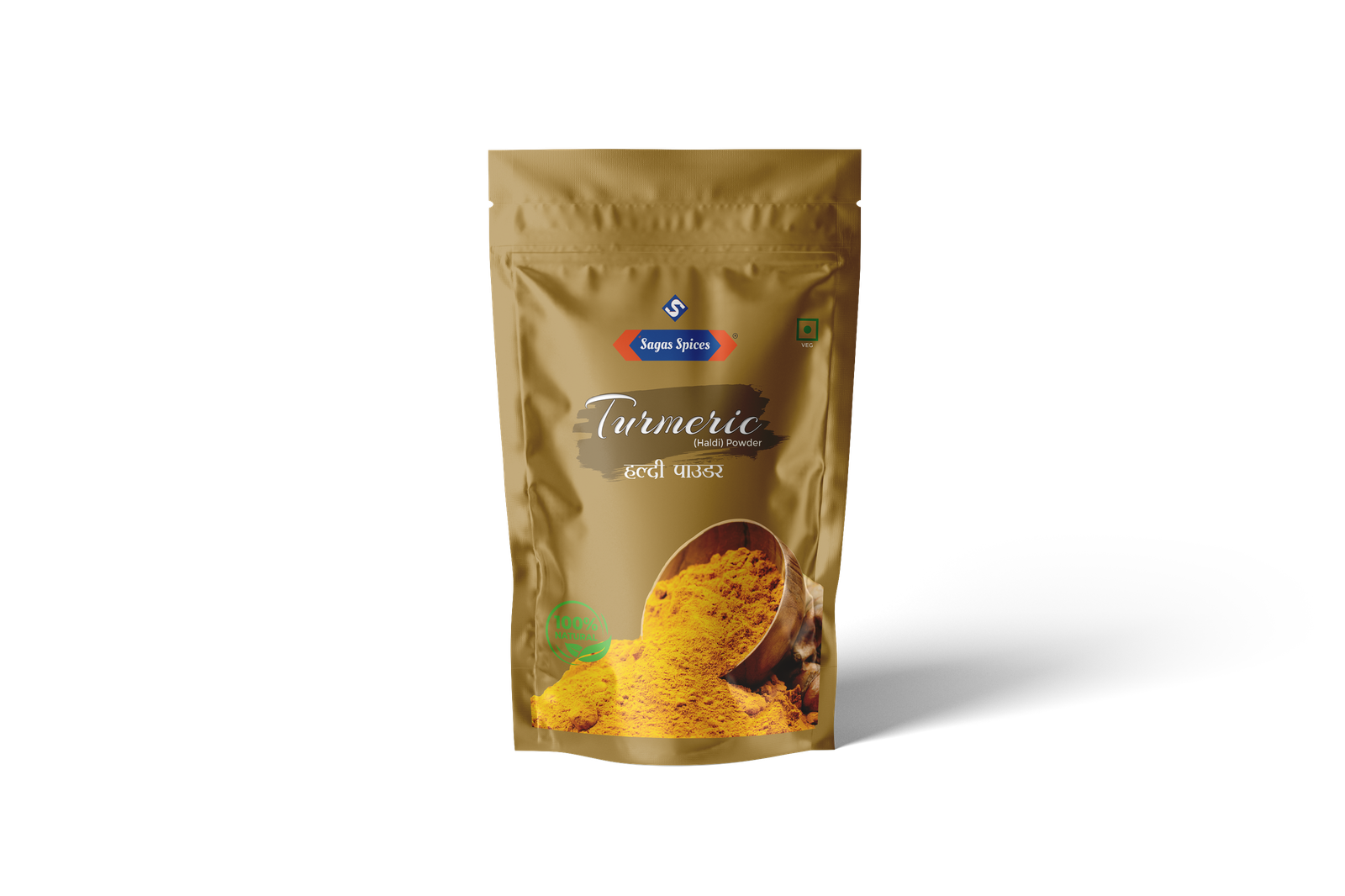 Sagas Spices Turmeric (Haldi) Powder pouch